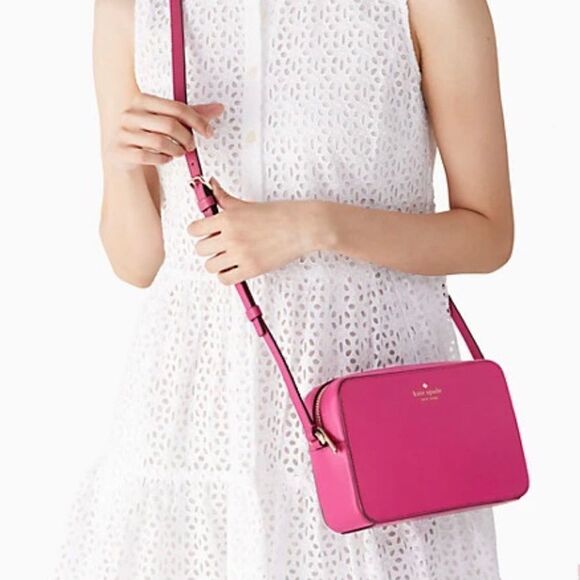 Kate Spade Harper Crossbody - Plum Wine Barbie core - Picture 2 of 9